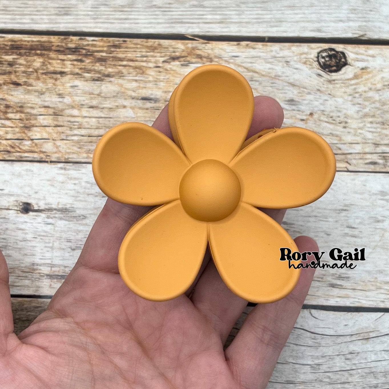 Rory Gail Handmade Fall Flower Claw Clips