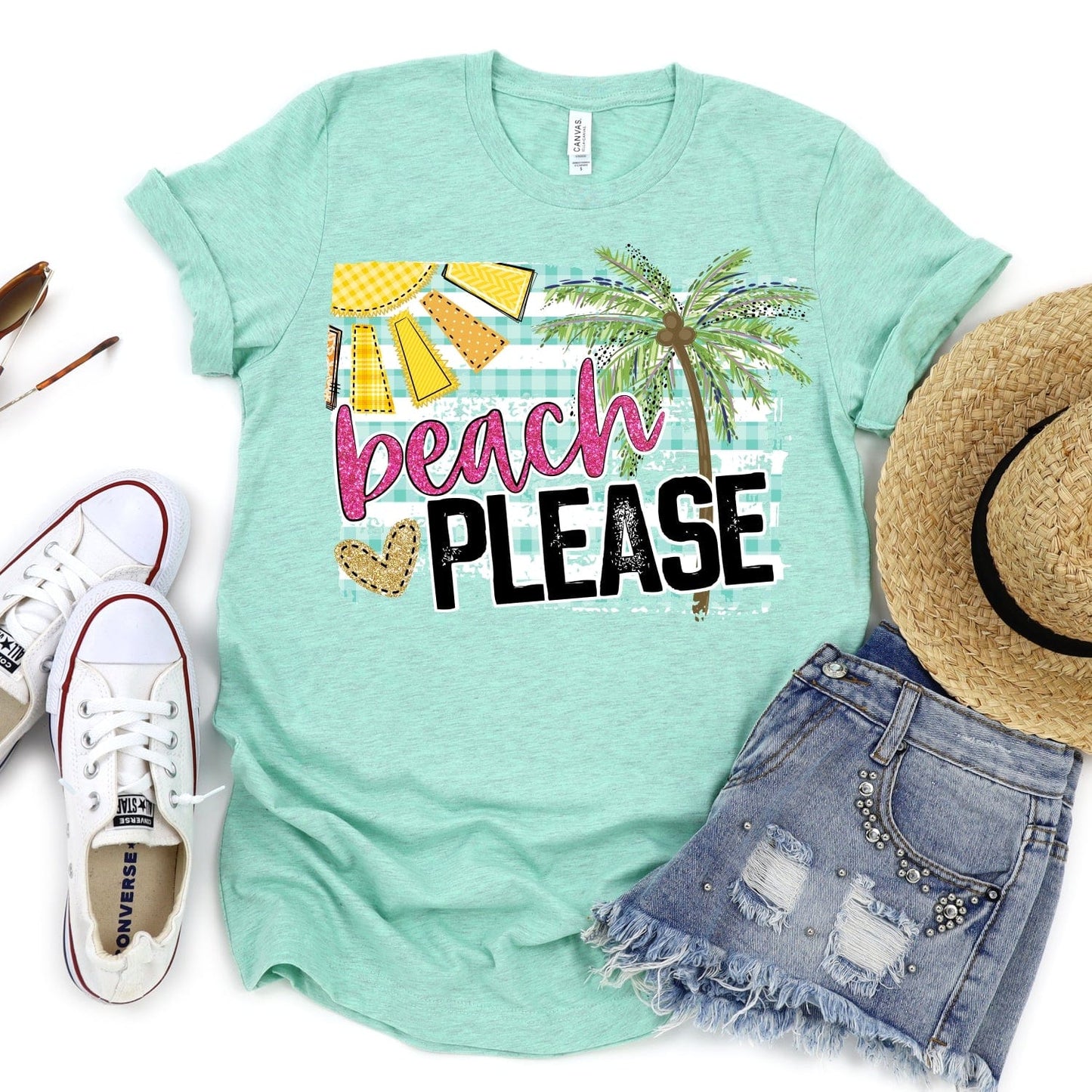 Rory Gail Handmade Shirt Beach Please