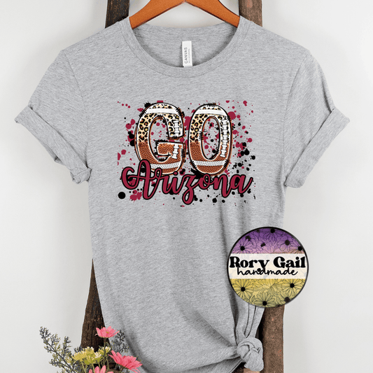 Rory Gail Handmade T-Shirt Arizona Football Cities Adult Tee