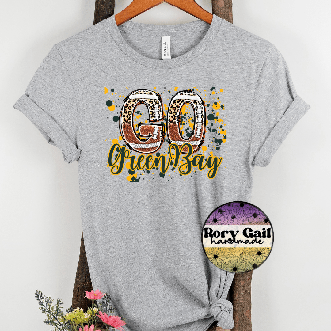 Rory Gail Handmade T-Shirt Green Bay Football Cities Adult Tee