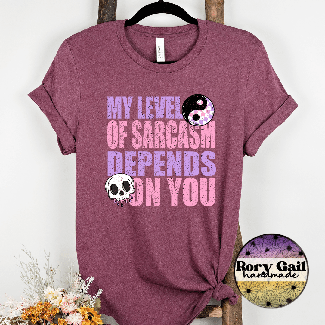 CSDS T-Shirt My Level of Sarcasm Adult