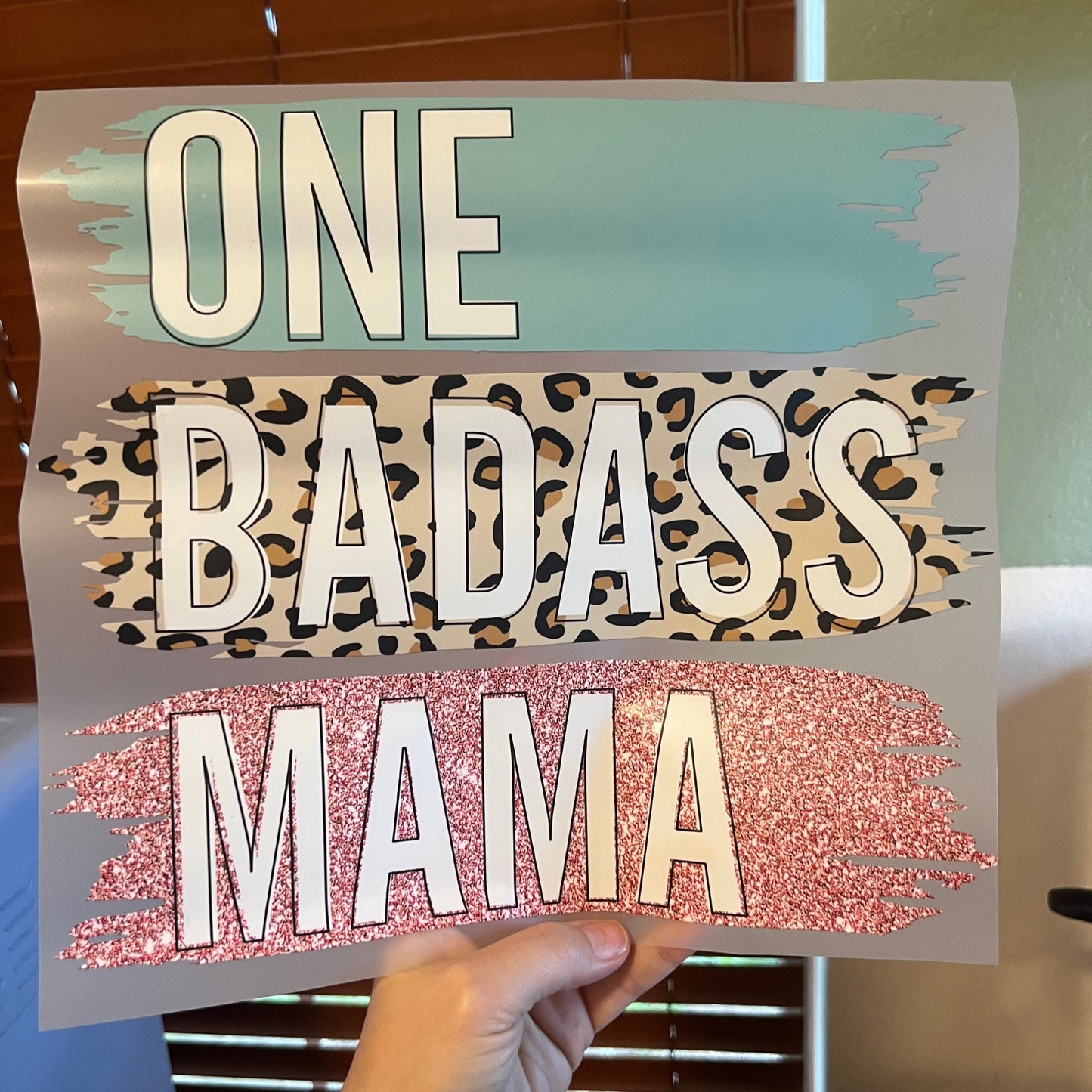 Rory Gail Handmade T-Shirt One Badass Mama Adult Tee