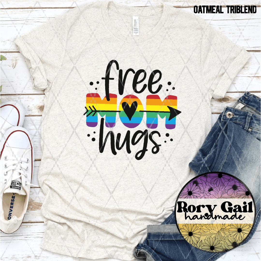 CSDS T-Shirt Pride Free Mom Hugs Adult