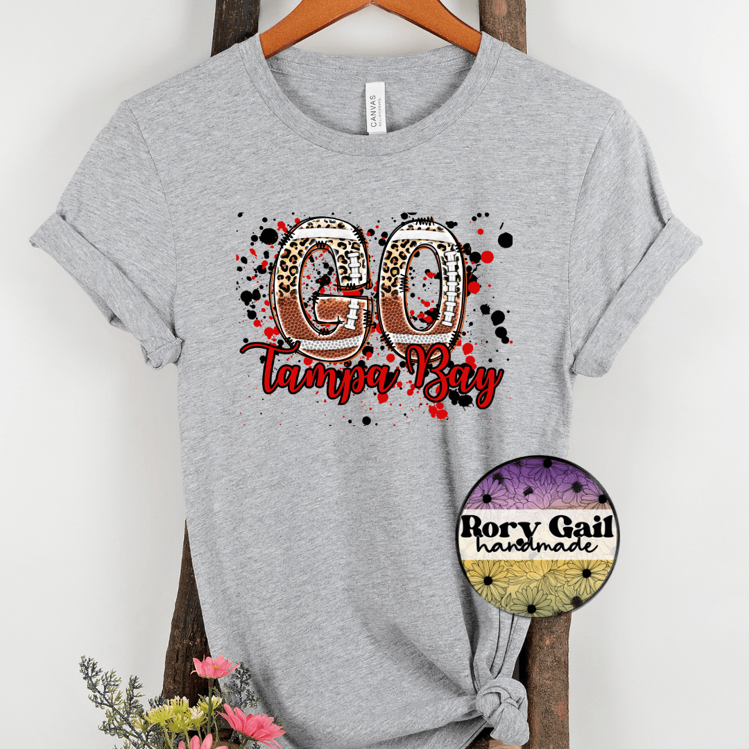 Rory Gail Handmade T-Shirt Tampa Bay Football Cities Adult Tee
