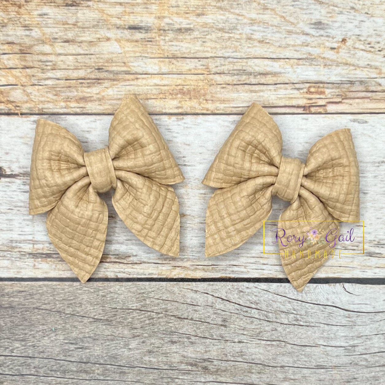 Rory Gail Handmade Bows Cobblestone 2 inch Sailor Piggies