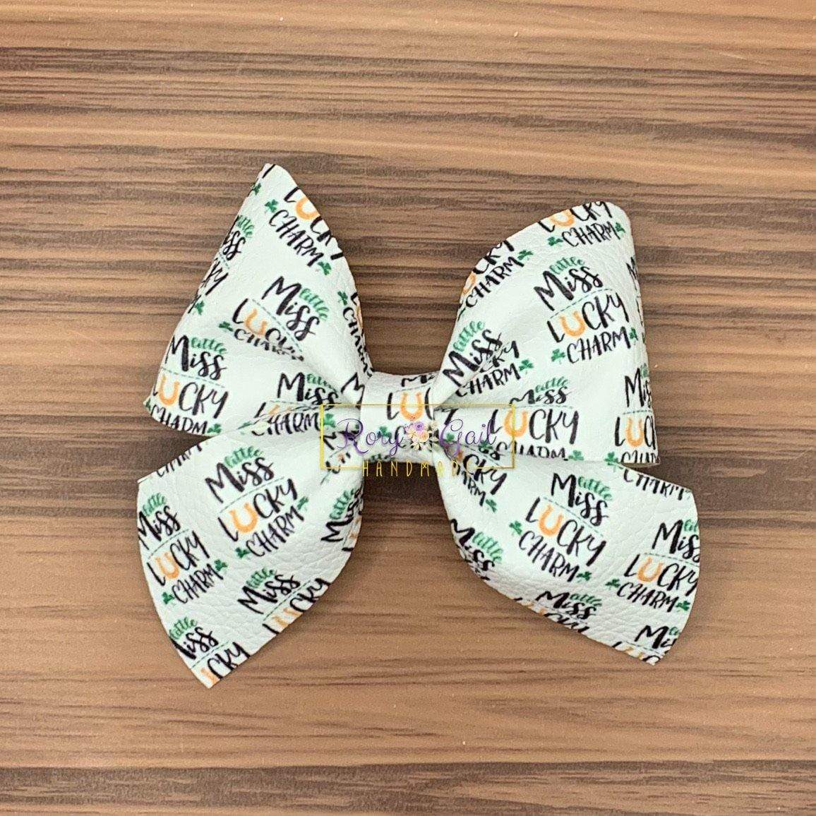 Rory Gail Handmade Bows Lucky Charm 3 inch Sailor Bow