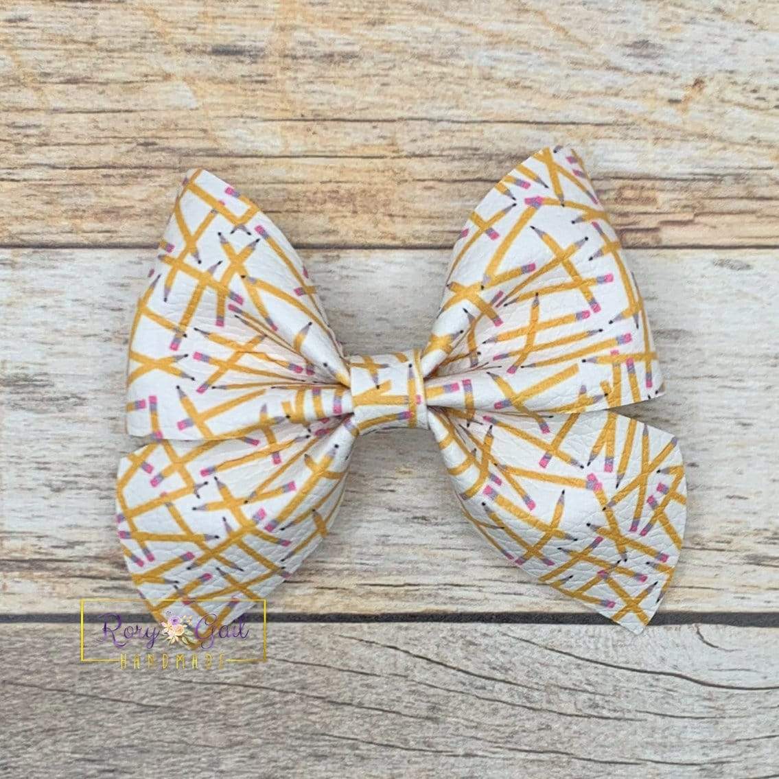 Rory Gail Handmade Bows Pencil Toss 3 inch Sailor Bow