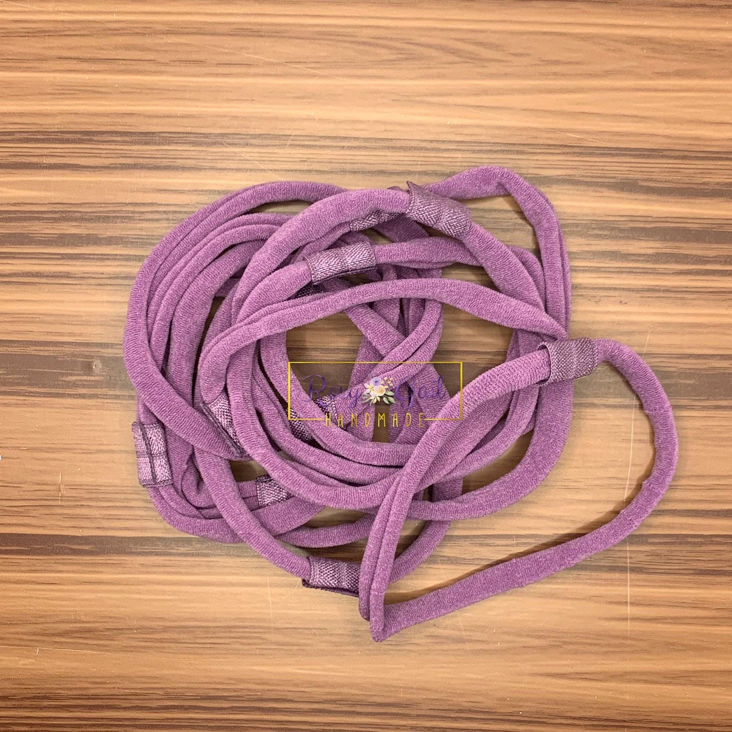 Rory Gail Handmade Dusty Purple Interchangeable Nylon Headbands