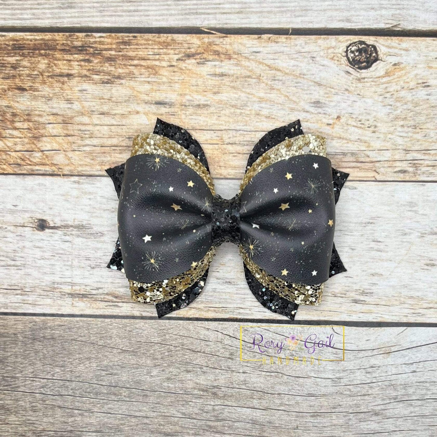 Rory Gail Handmade Fireworks and Stars 3.5” Phoebe Bow