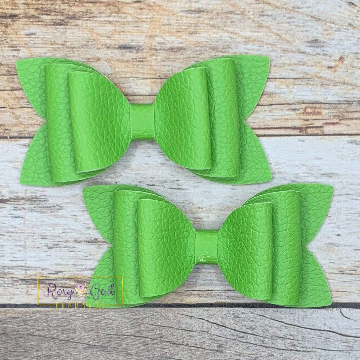 Rory Gail Handmade Green 3” Double Diva Piggies POOL