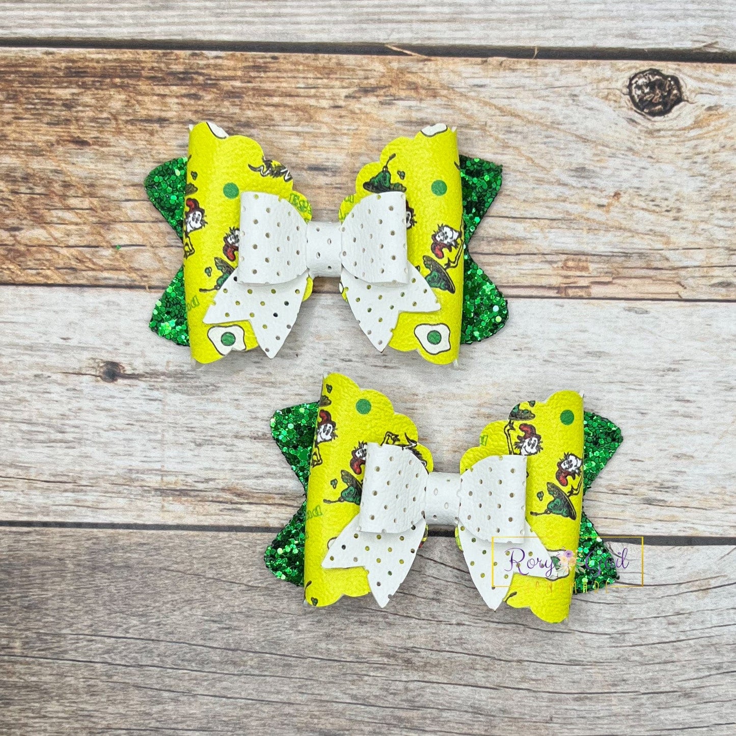 Rory Gail Handmade Green Eggs 3” Magnolia Piggies