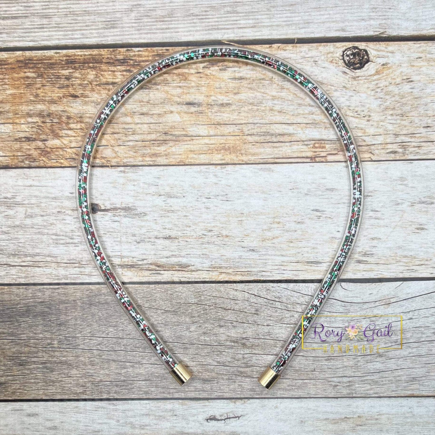 Rory Gail Handmade Headbands Christmas Magic Christmas Glitter Shaker Headbands