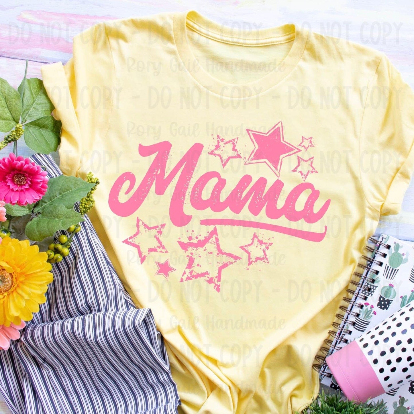 Rory Gail Handmade Shirts & Tops Mama Stars Adult Tee