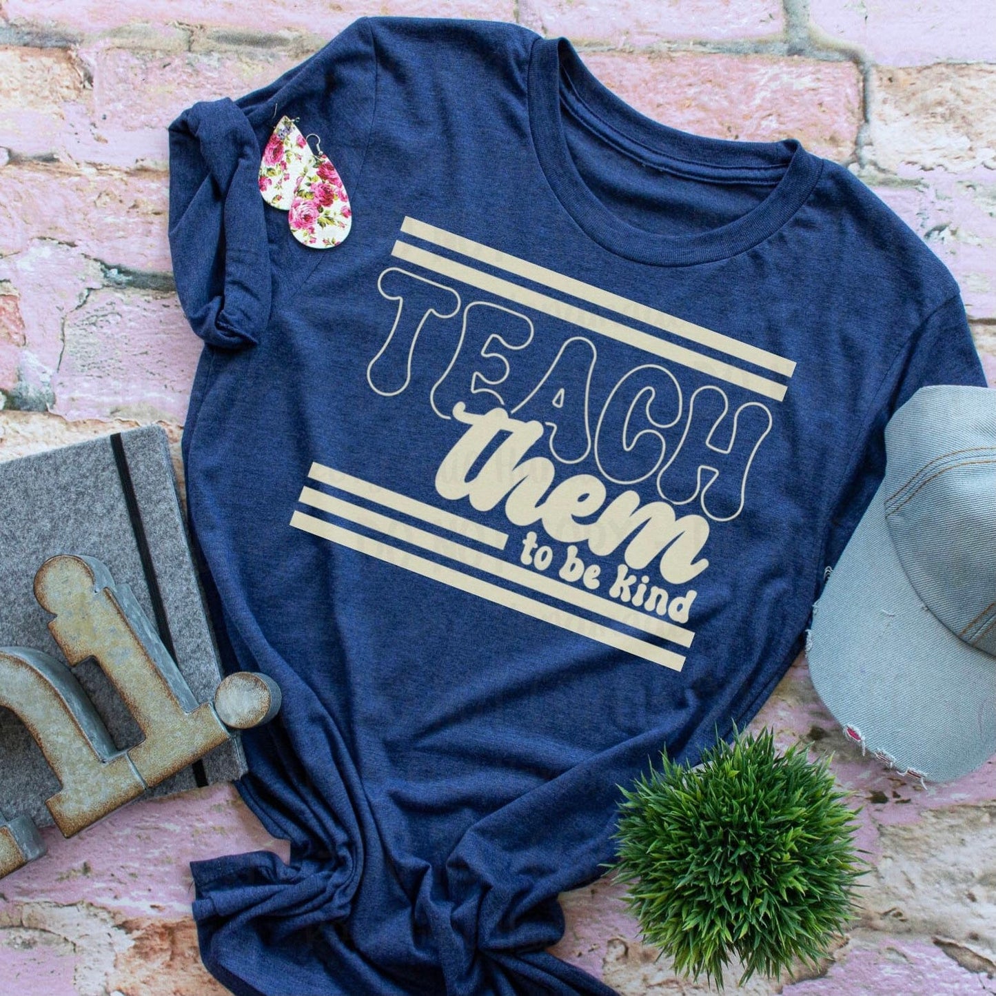 Rory Gail Handmade Shirts & Tops Teach Them To Be Kind Adult Tee