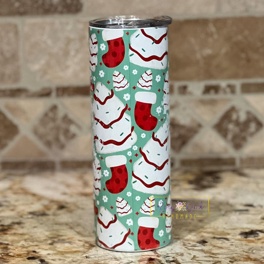 Rory Gail Handmade Tumblers I Like Big Trees 20oz Skinny Tumbler