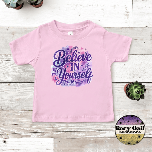 Rory Gail Handmade Believe In Yourself Kids Tee
