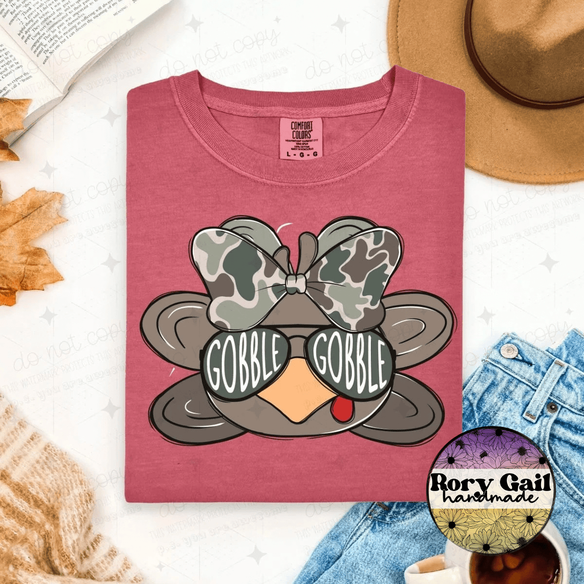 OCo Camo Bow Gobble Gobble Kids