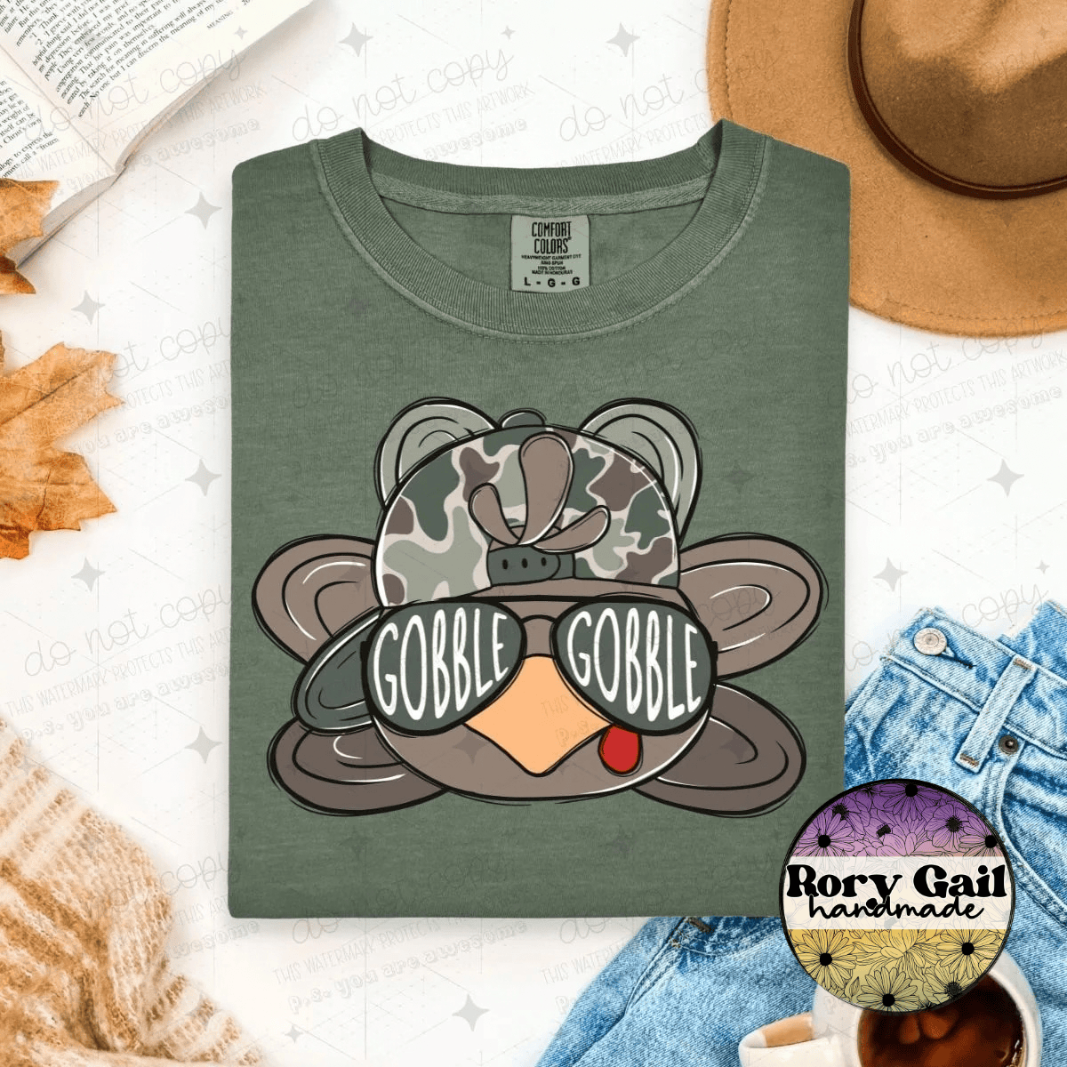 OCo Camo Cap Gobble Gobble Kids