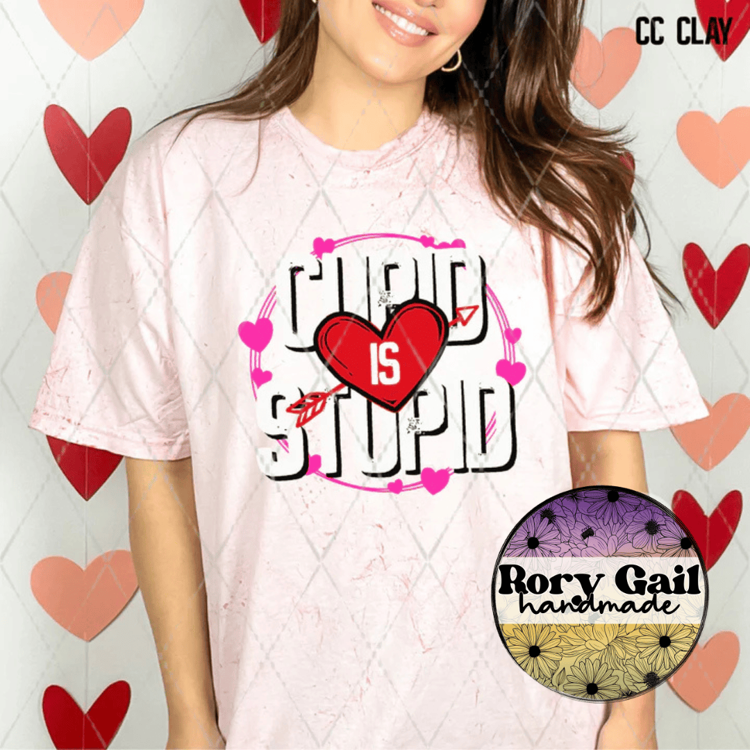 CSDS Cupid Is Stupid Adult Graphic Tee