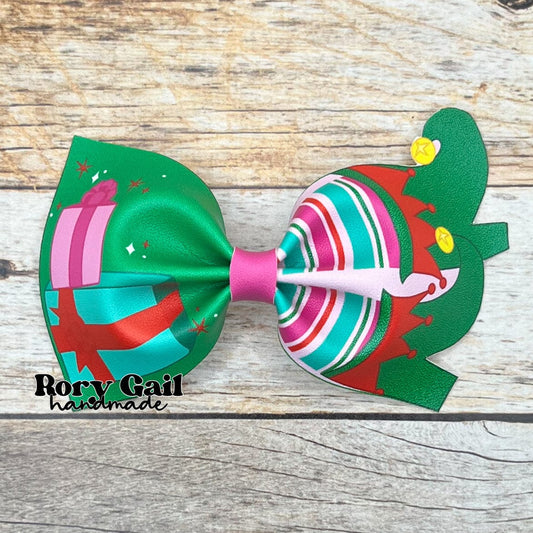 Rory Gail Handmade Elf Boots Pinch Bow