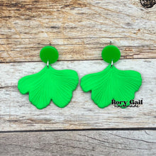 Load image into Gallery viewer, Rory Gail Handmade Neon Petals Acrylic Earrings
