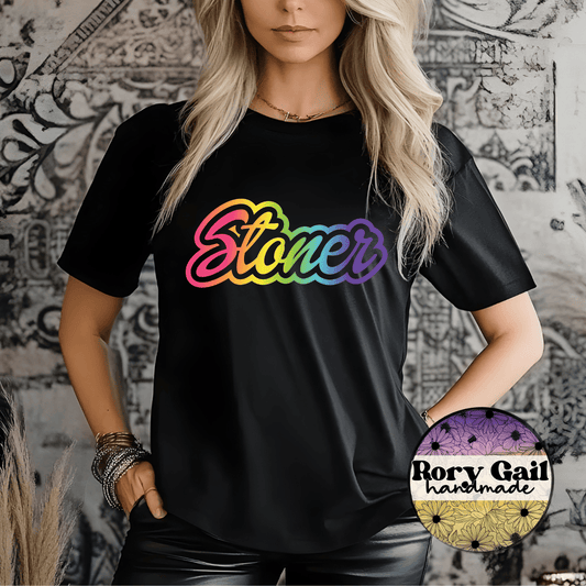 Rory Gail Handmade Rainbow Stoner Tee