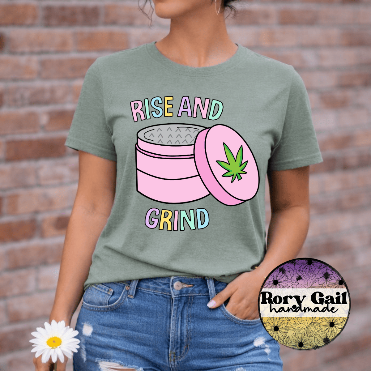 Rory Gail Handmade Rise and Grind Tee