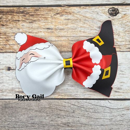 Rory Gail Handmade Santa Pinch Bow