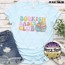 Load image into Gallery viewer, Rory Gail Handmade Shirt Bookish Babes Club Adult Tee
