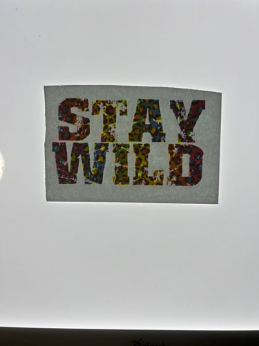 Rory Gail Handmade Shirt Pocket-sized Stay Wild (Full Color)