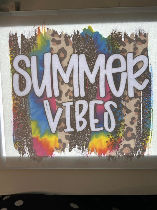 Rory Gail Handmade Shirt Summer Vibes Brushstrokes (Full Color)