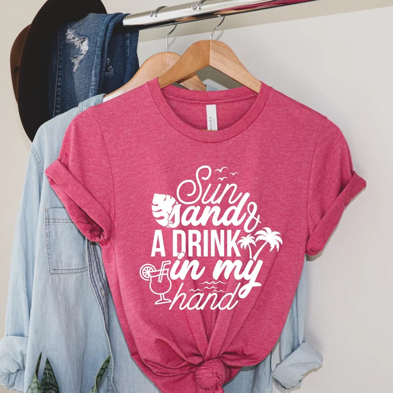 Rory Gail Handmade Shirt Sun Sand Drink