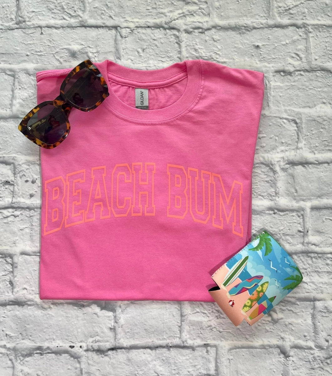 Rory Gail Handmade Shirts & Tops Beach Bum (Coral Ink)