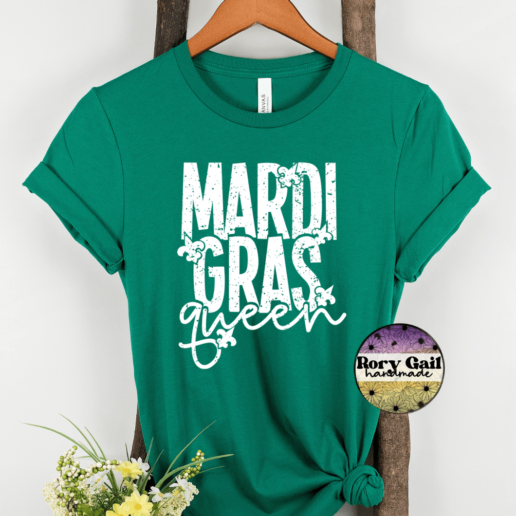 Rory Gail Handmade Shirts & Tops Mardi Gras Queen Adult Tee