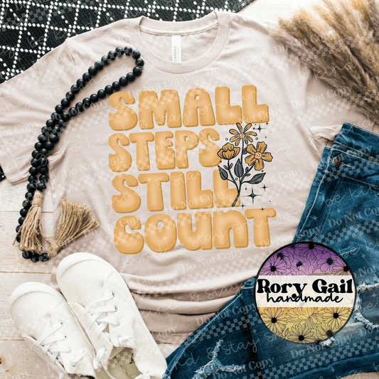 Rory Gail Handmade Small Steps Still Count Tee