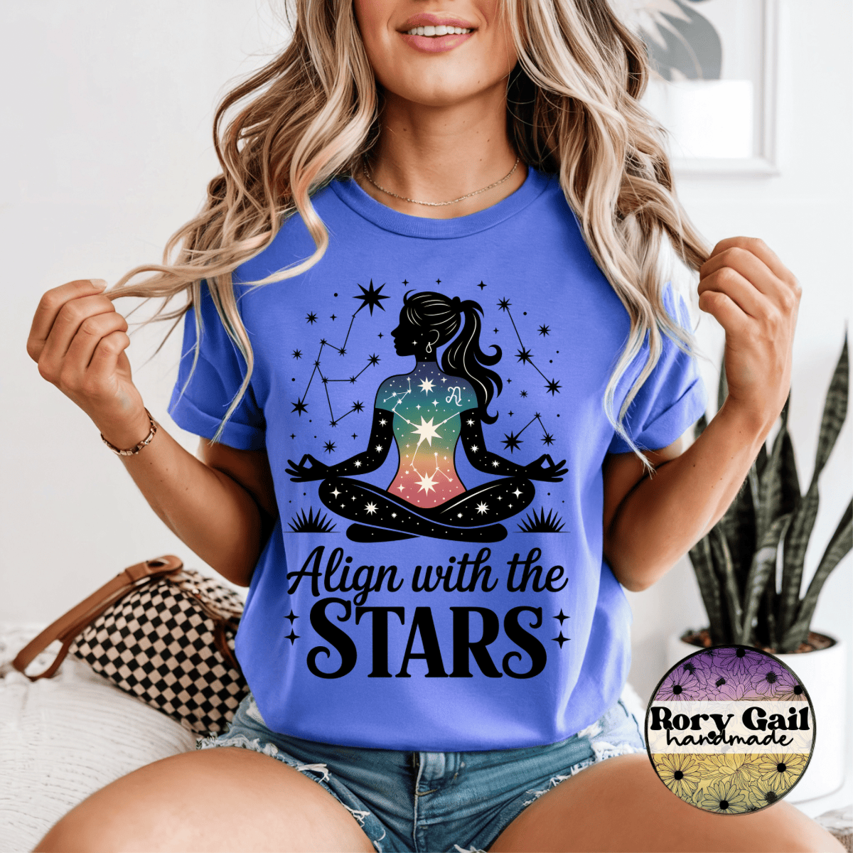Rory Gail Handmade T-Shirt Align With The Stars
