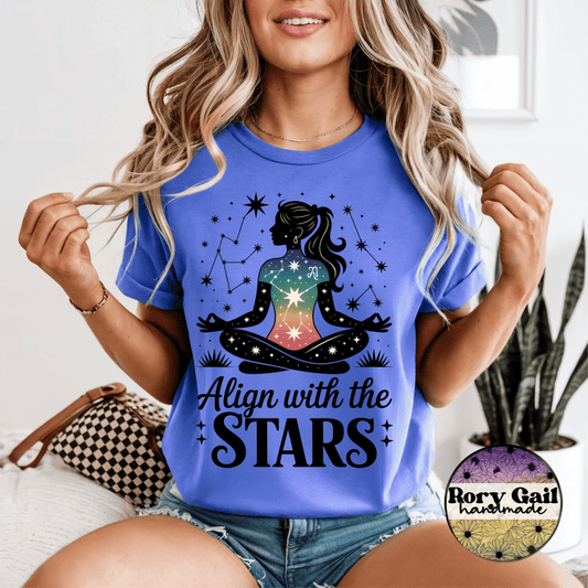Rory Gail Handmade T-Shirt Align With The Stars