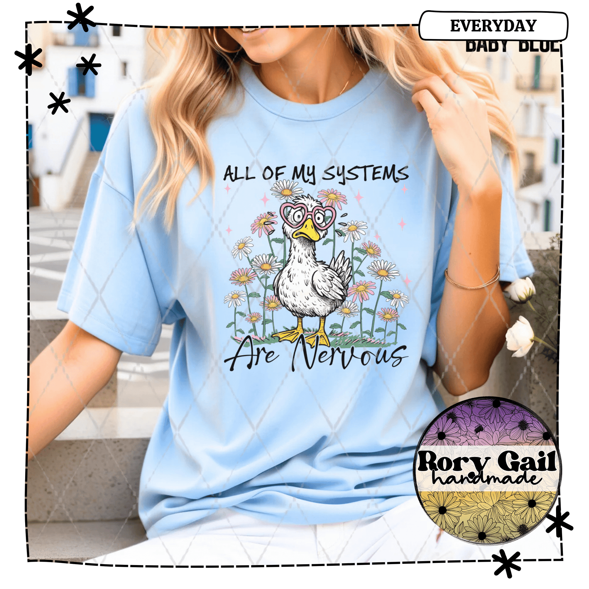 CSDS T-Shirt All Of My Systems Are Nervous Adult
