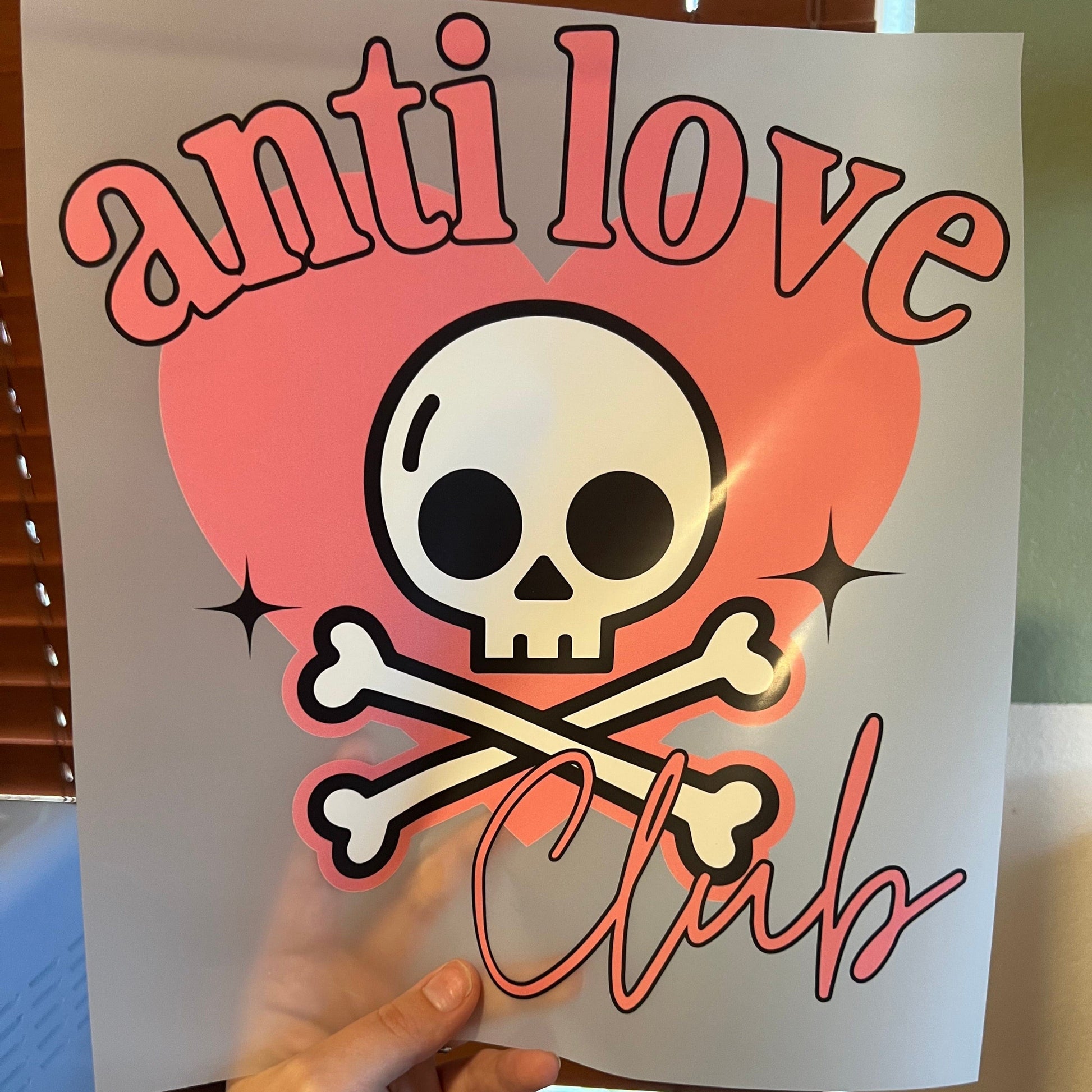 Rory Gail Handmade T-Shirt Anti Love Club Adult Tee
