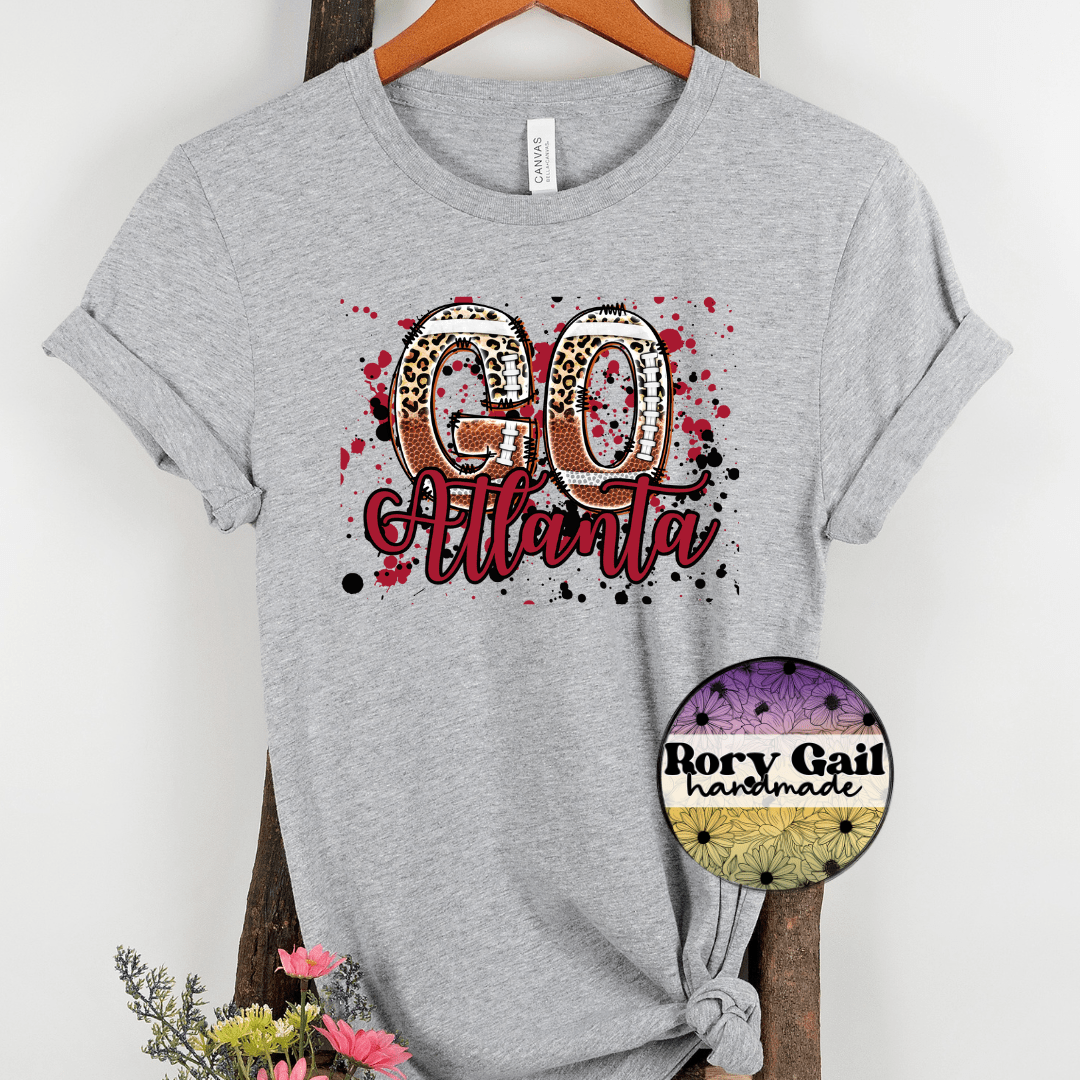 Rory Gail Handmade T-Shirt Atlanta Football Cities Adult Tee