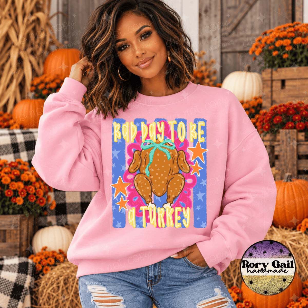 OCo T-Shirt Bad Day To Be A Turkey Adult