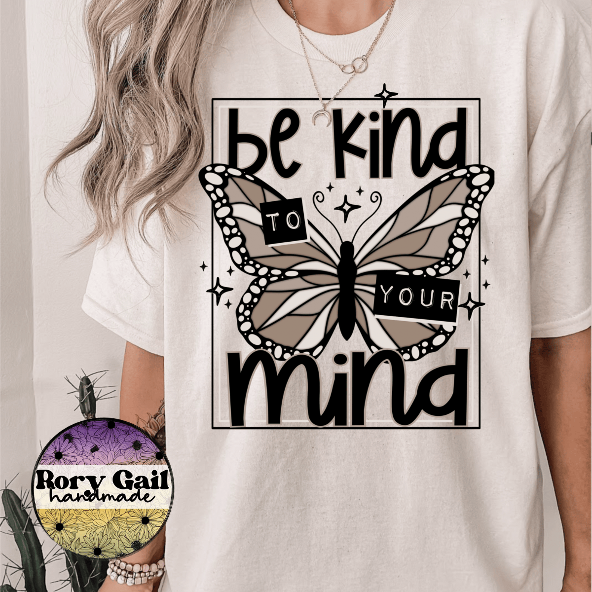 2Peas T-Shirt Be Kind To Your Mind Butterfly Tee