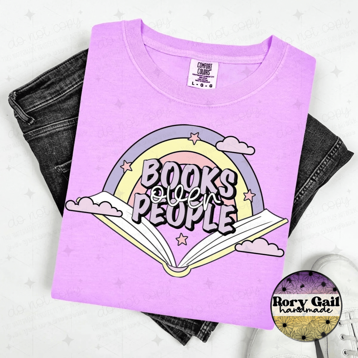 OCo T-Shirt Books Over People Tee