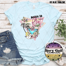 Load image into Gallery viewer, Rory Gail Handmade T-Shirt Born To Float Adult Tee
