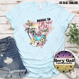 Rory Gail Handmade T-Shirt Born To Float Adult Tee