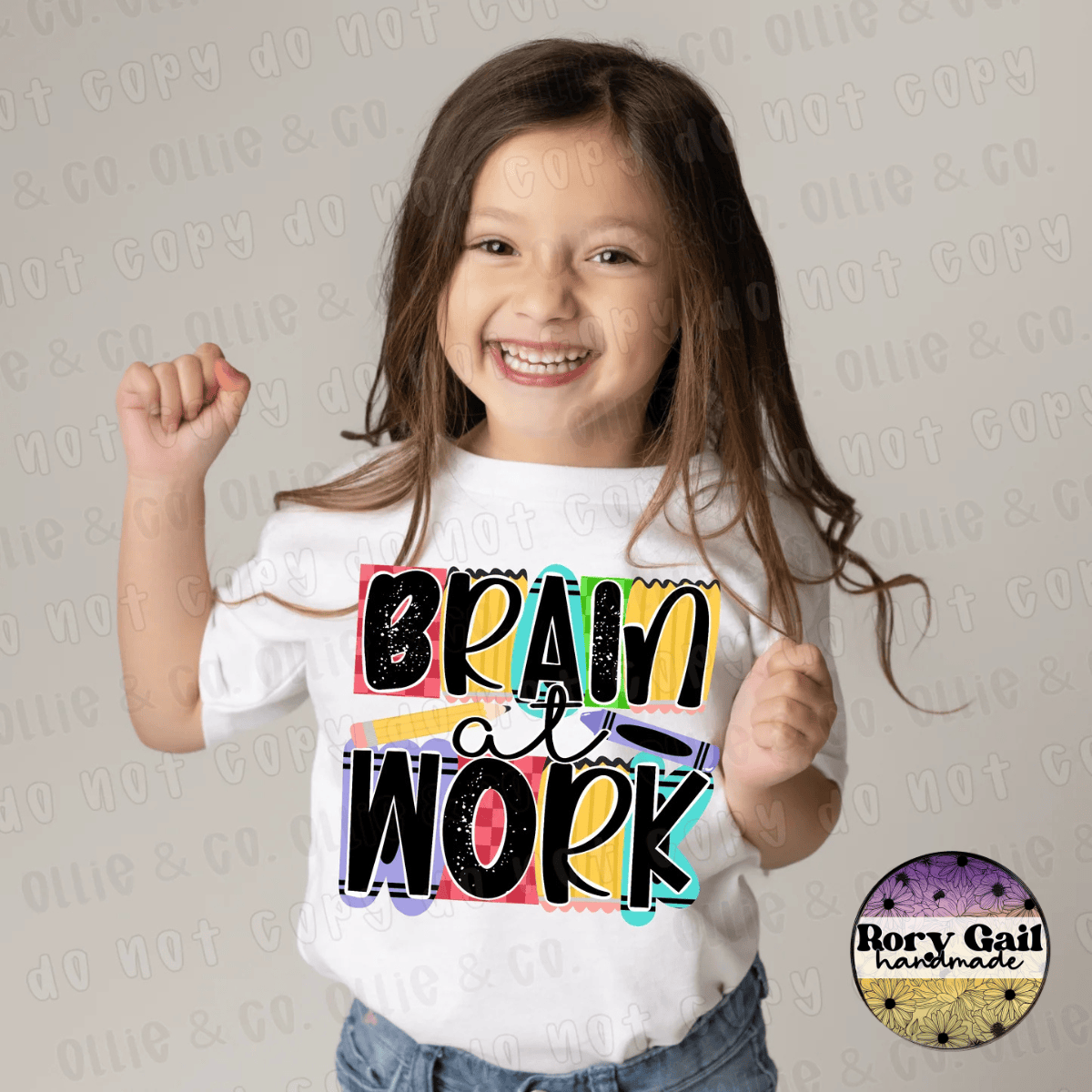 OCo T-Shirt Brain At Work Kids Tee