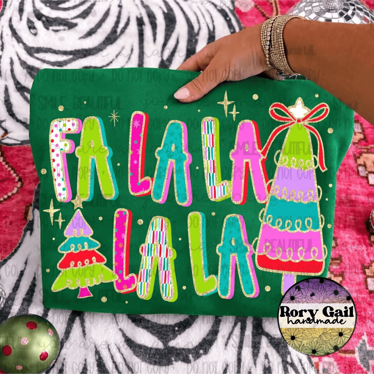OCo T-Shirt Bright Fa La La La Tee