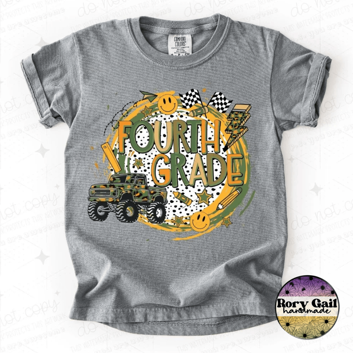 OCo T-Shirt Camo Truck Grade Kids Tee