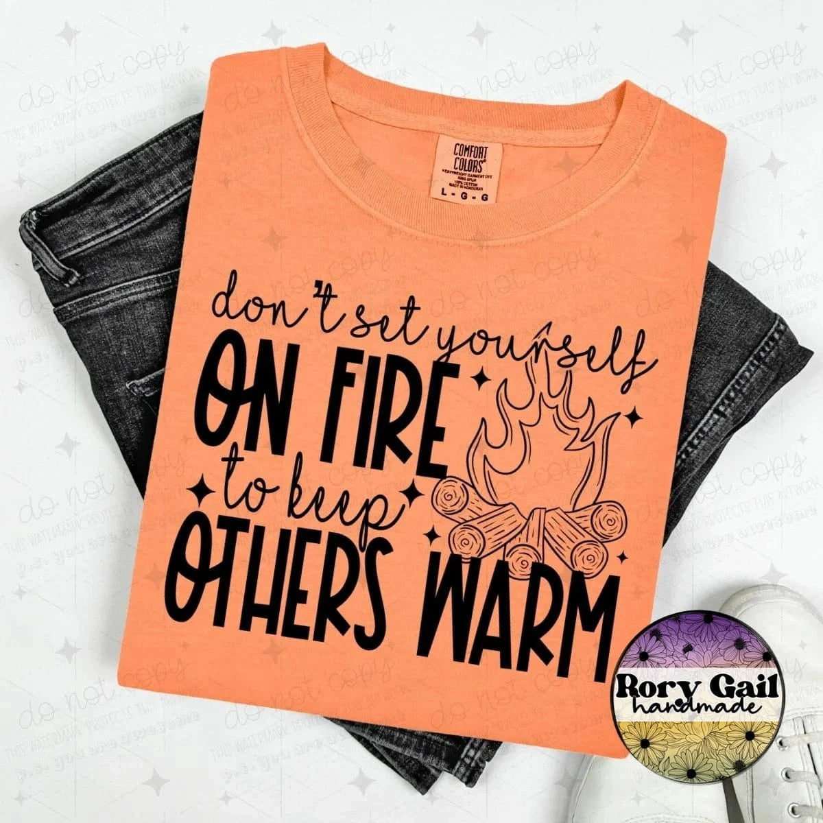 OCo T-Shirt Don’t Set Yourself on Fire Adult Tee