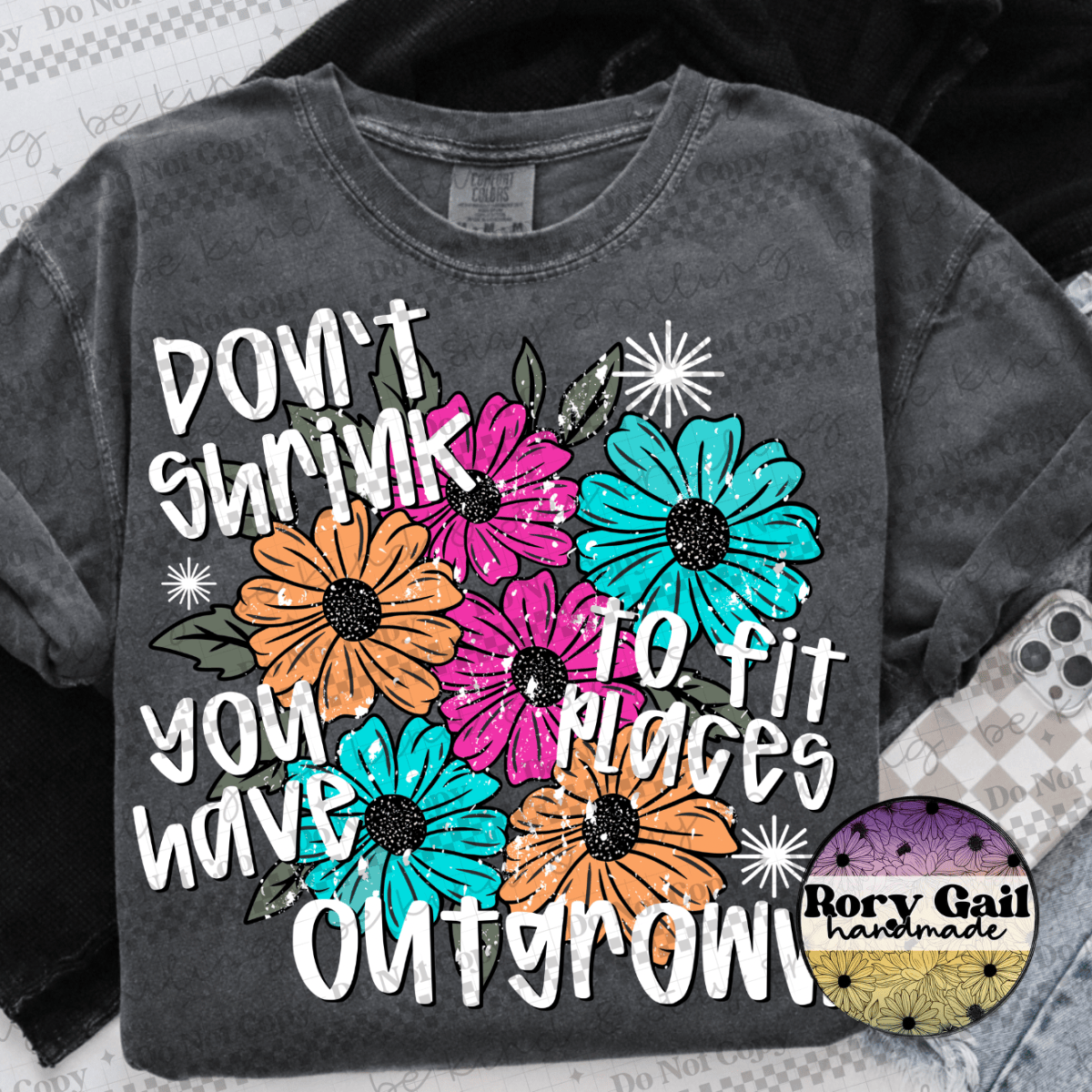 2Peas T-Shirt Don’t Shrink To Fit Places You Have Outgrown Tee